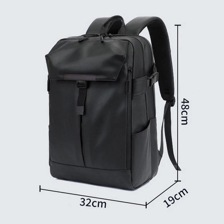 Mochila de Viagem Impermeável com grande capacidade, faixas reflexivas e design ergonômico, ideal para viagens e uso diário.