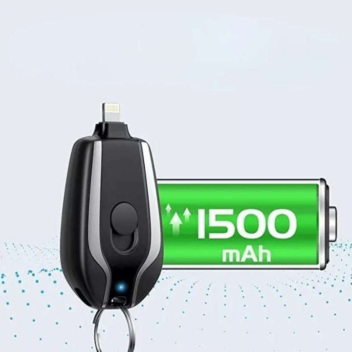 Carregador powerbank  de Celular Chaveiro com carregamento rápido.
