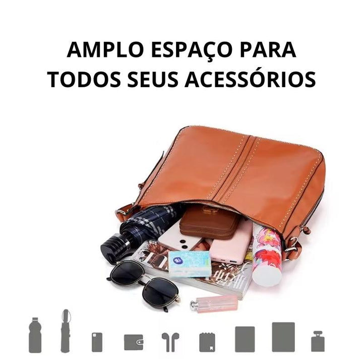 Bolsa Feminina com Carteira