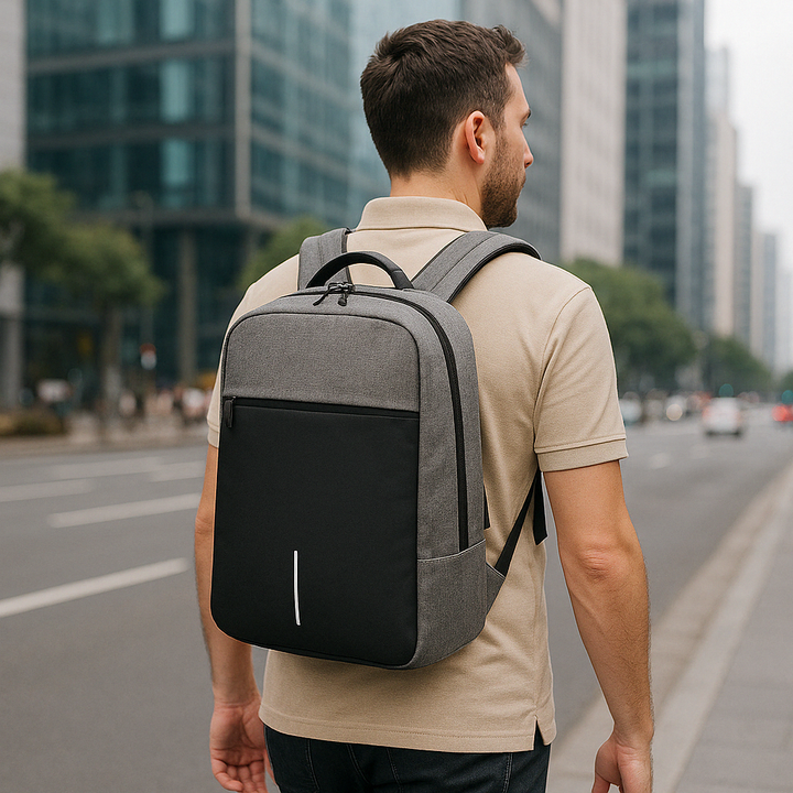 Mochila Antifurto Impermeável para Notebook até 15