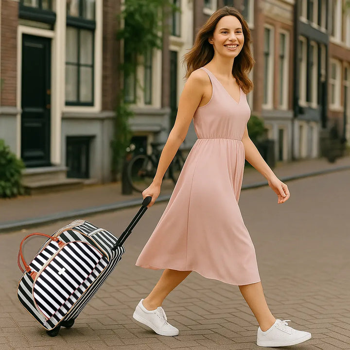 Bolsa de Viagem Feminina com Rodas - Prática e Elegante