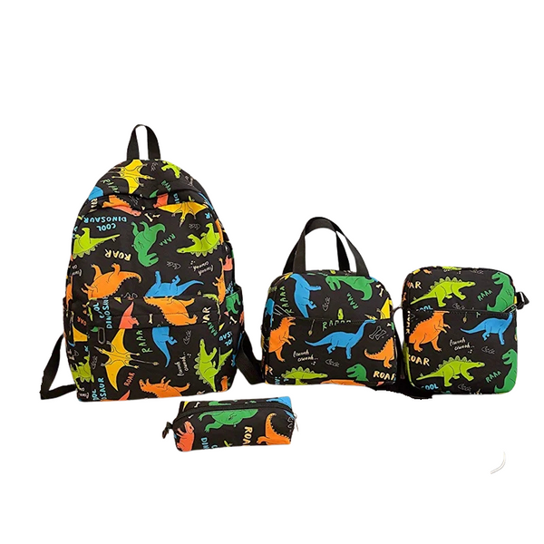 Kit Mochila Escolar Infantil 4 Peças com Estojo