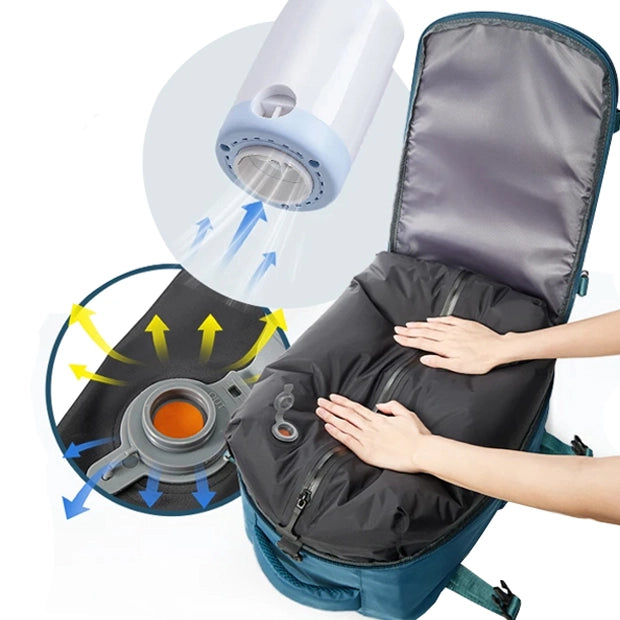 Mochila de Viagem a Vácuo sucção