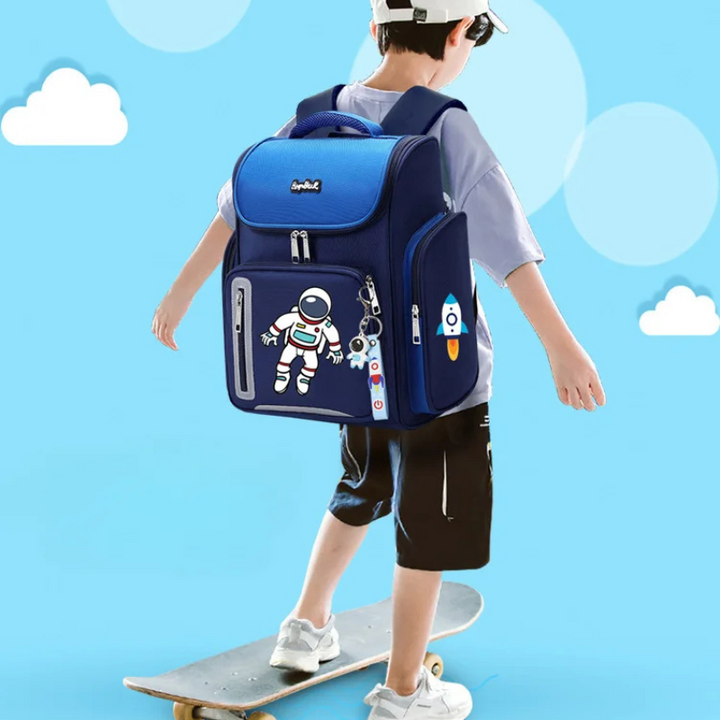 Mochila Astronauta para Escola à Prova d’Água