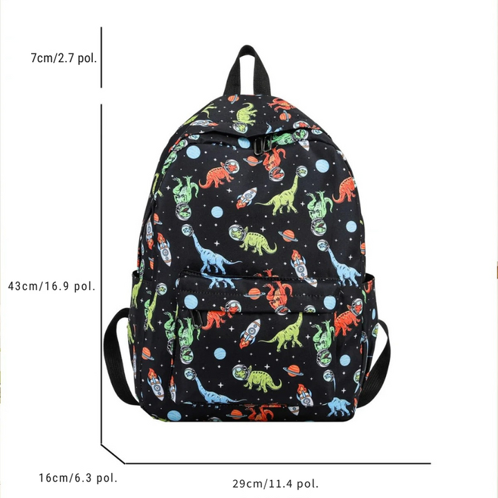 Mochila Desenho Animado Multi-bolsos