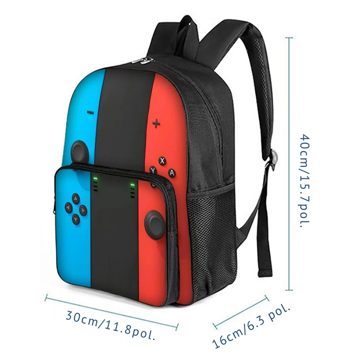 Mochila Infantil Designer Gamer para Crianças
