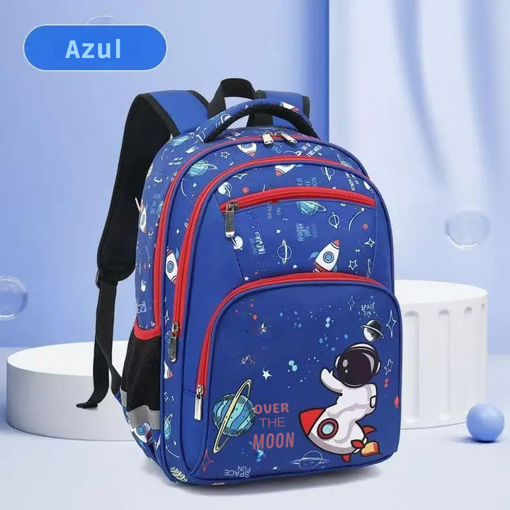 Mochila Infantil Foguete Azul