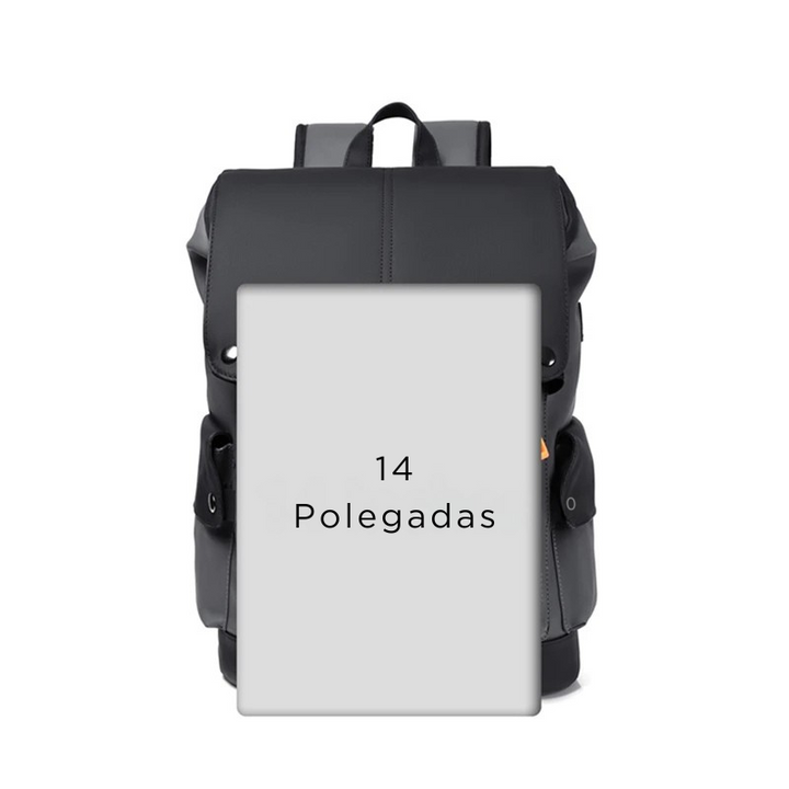 Mochila Masculina de Couro para Notebook