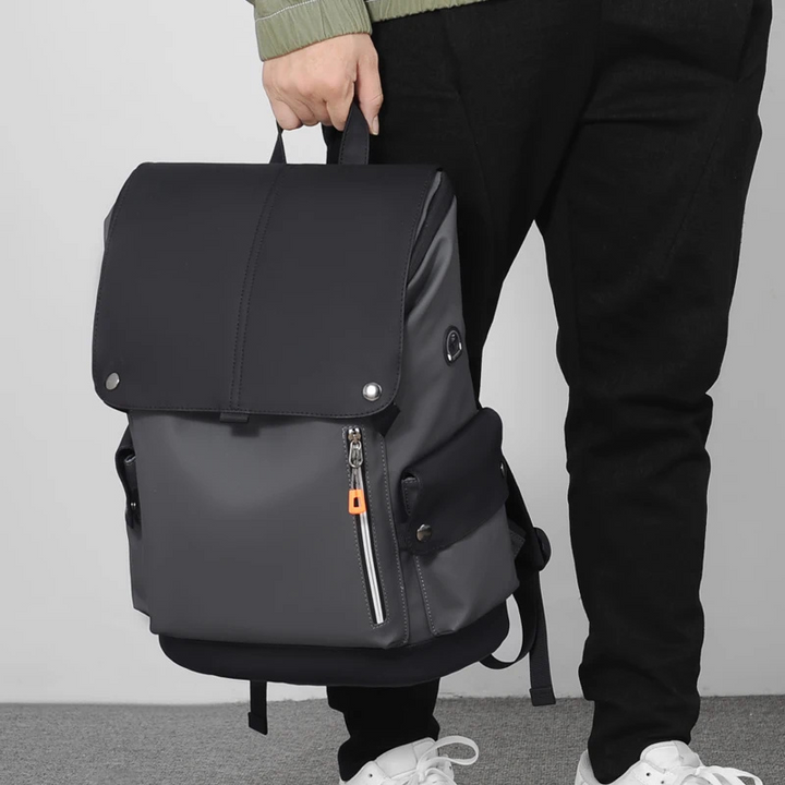 Mochila Masculina de Couro 
