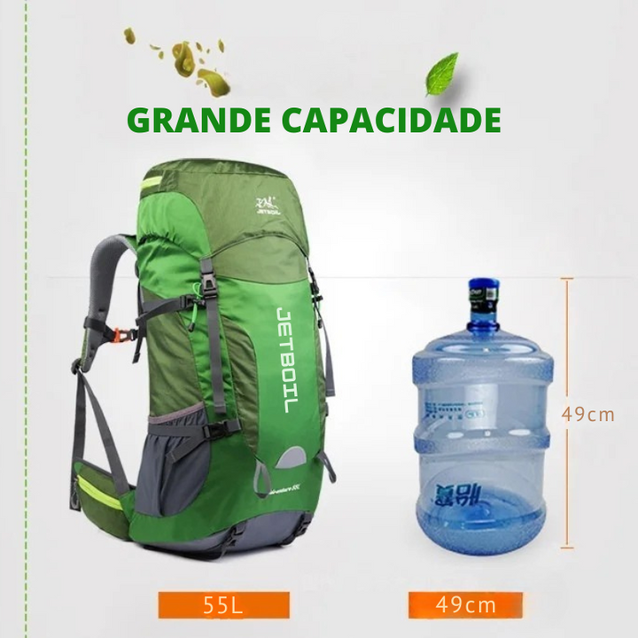 Mochila Tática 55L Grande Impermeável