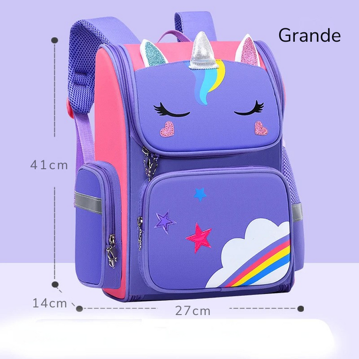 Mochila Unicórnio Infantil para Menina Roxo