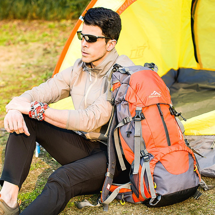 Mochila 50L Unissex Laranja