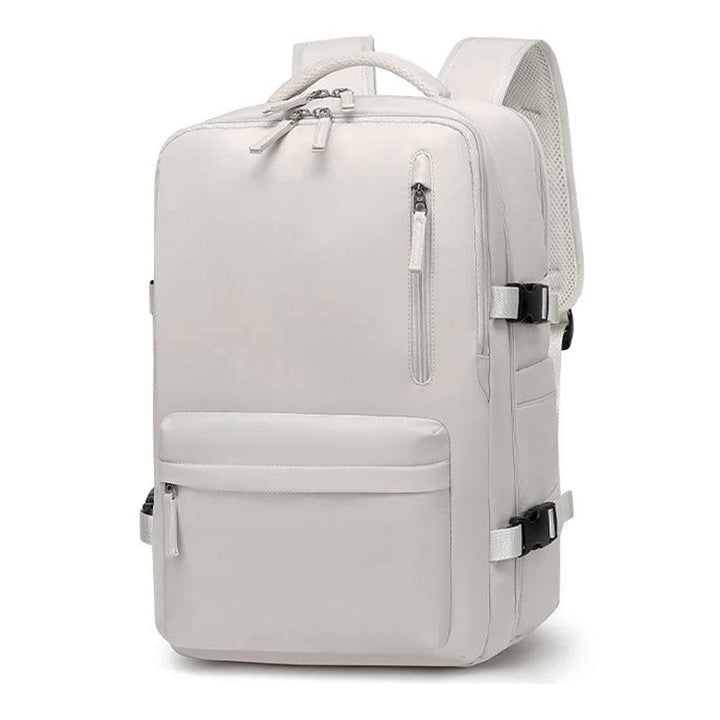 Mochila de Viagem Branca expansível