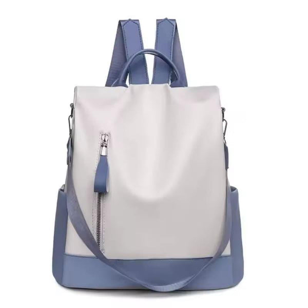Mochila Feminina de Couro Antifurto