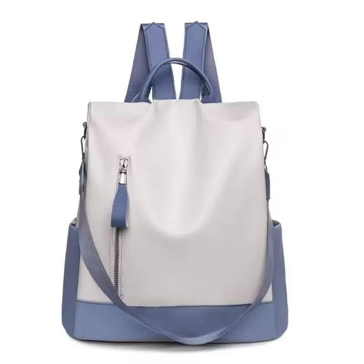 Mochila Feminina de Couro Antifurto