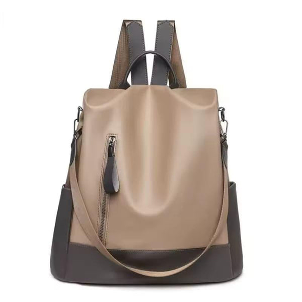 Mochila Feminina Antifurto Marrom