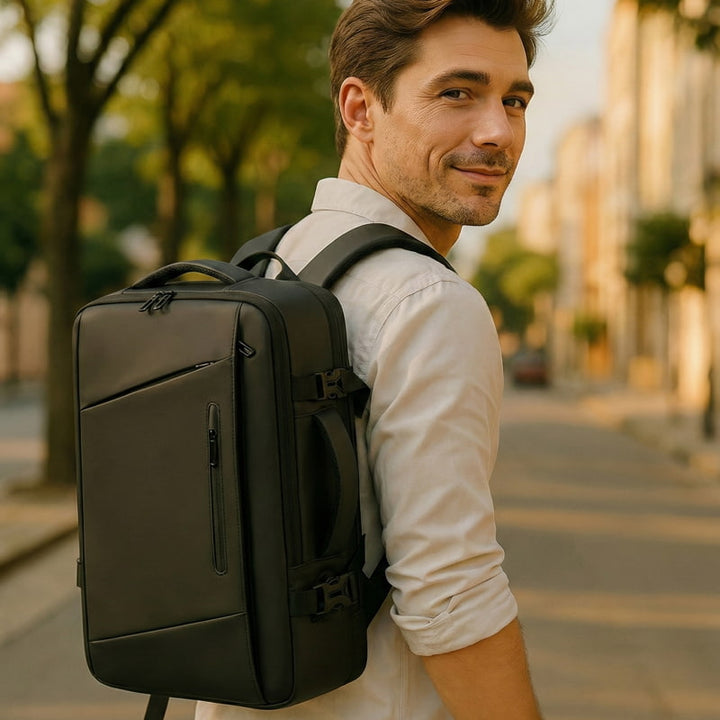 mochila para viagem e notebook