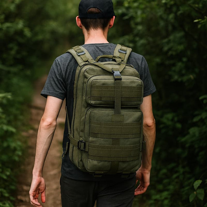 Mochila Tática 30L Trilha Verde Militar