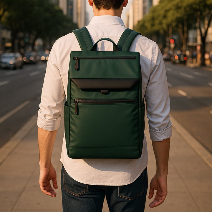 Mochila executiva masculina PrimePack Green