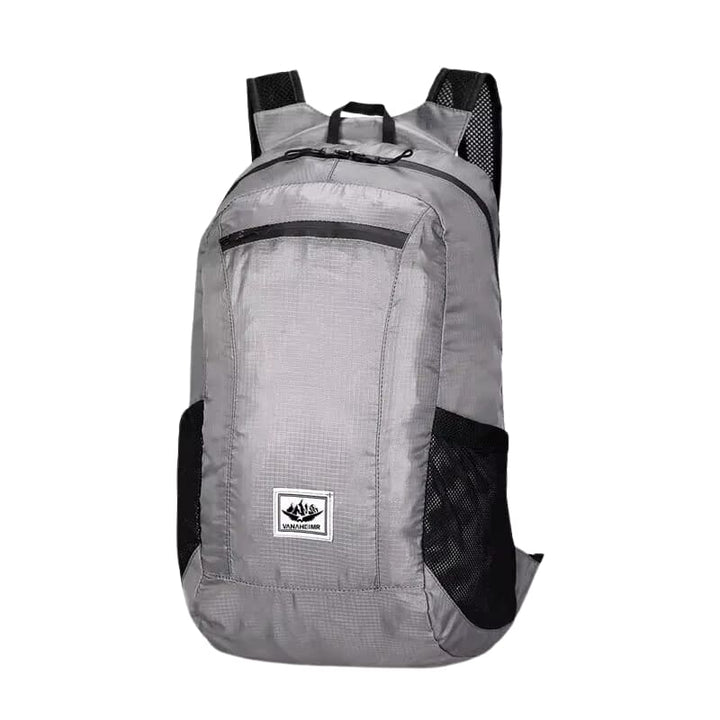 Mochila para Viagem TravelEase 20L - Ultraleve e Impermeável Cinza