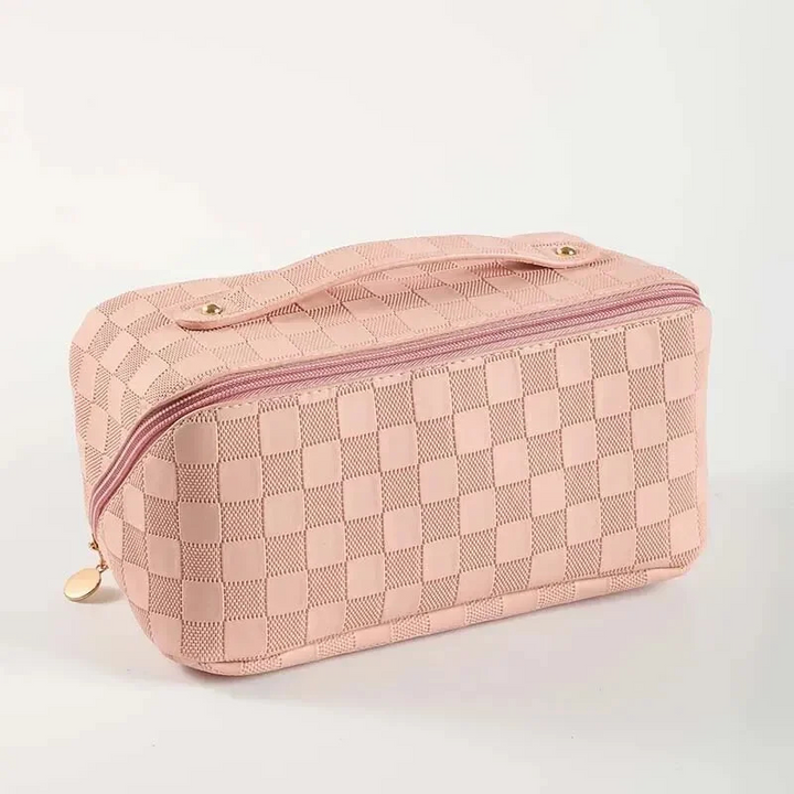 Necessaire Grande de Maquiagem Rosa