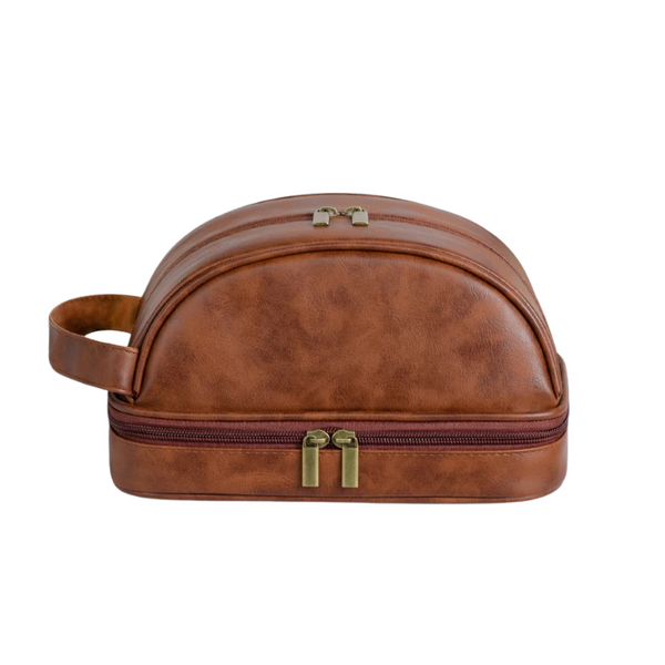 Necessaire Masculina Couro Grande para Viagem