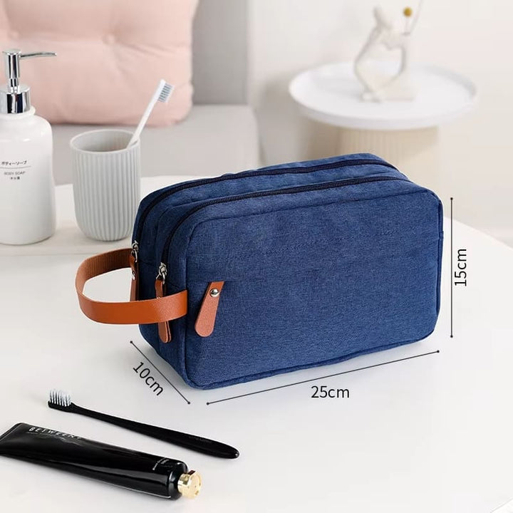 Necessaire Masculina Impermeável – Leve e Funcional Azul