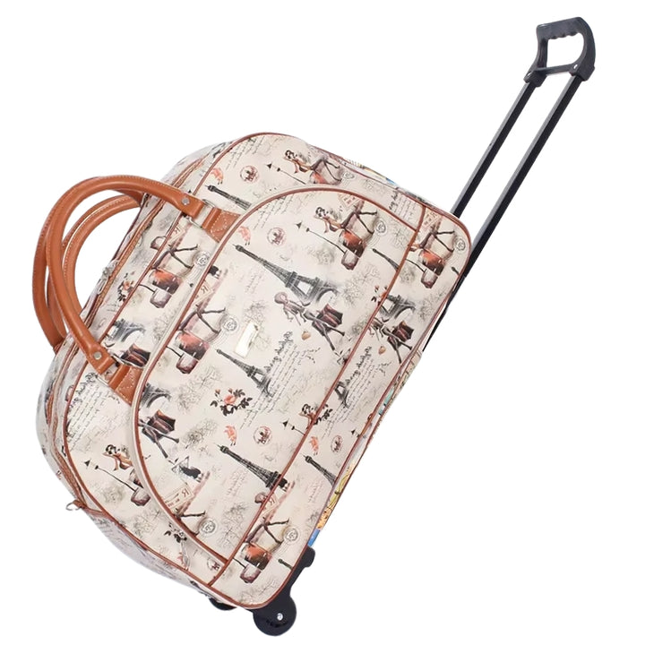Bolsa de Viagem Feminina com Rodas - Prática e Elegante Paris