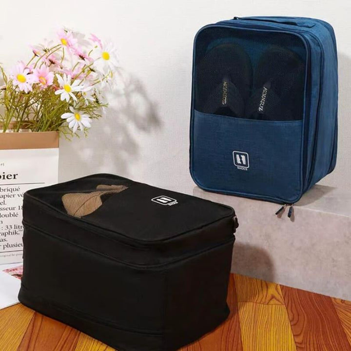 Porta Sapatos 3 em 1 – Organização Prática para Viagem