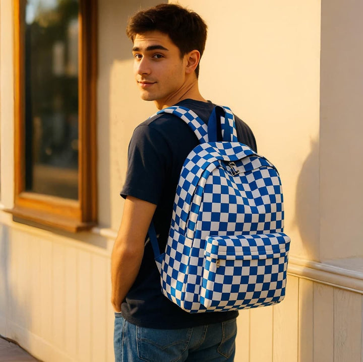 Mochila escolar Xadrez