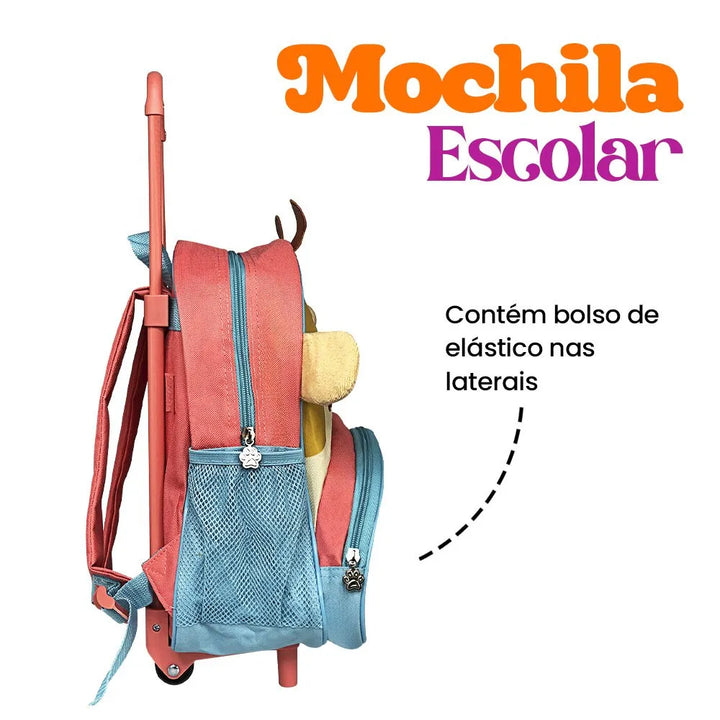 mochila escolar girafa
