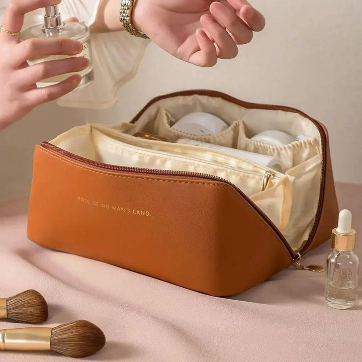 Necessaire e Organizador de Maquiagem com divisórias