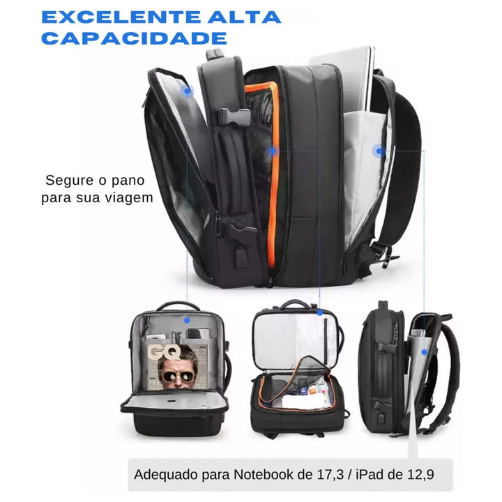 mochila masculina executivo