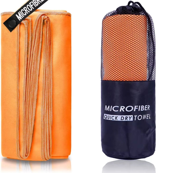 Toalha de Microfibra com Secagem Rápida - TravelDry Laranja