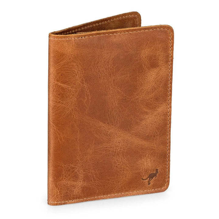 Carteira Porta-Passaporte de Couro Legítimo